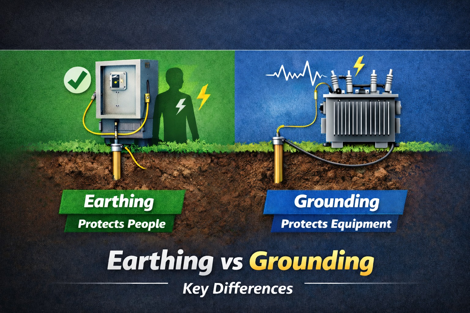 Earthing system and Grounding system