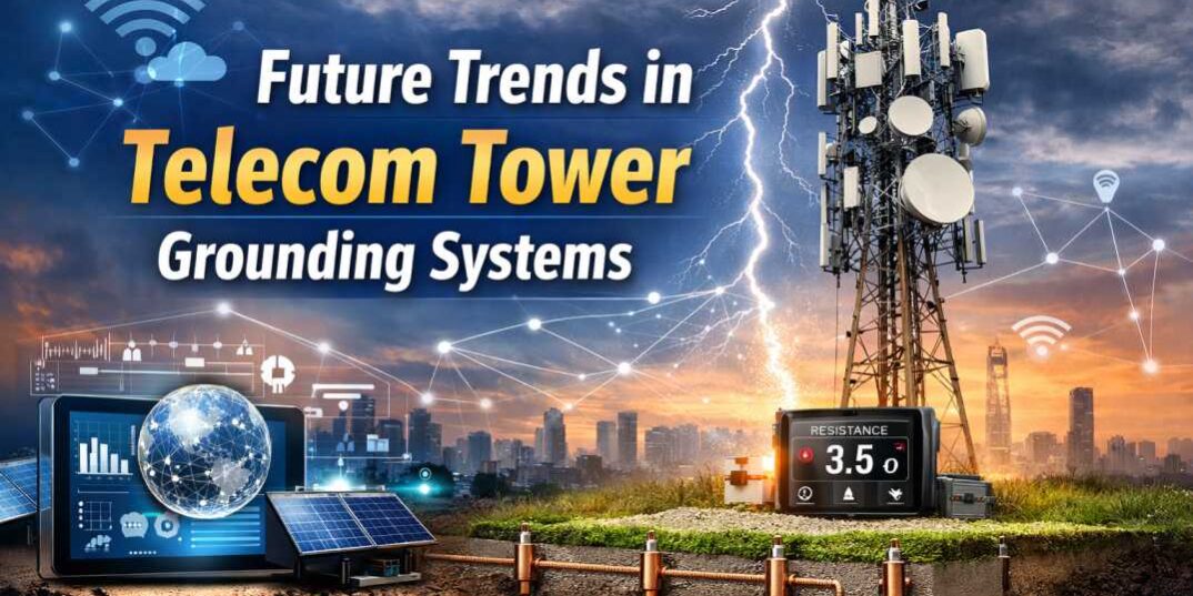 Earthing for Telecom Towers