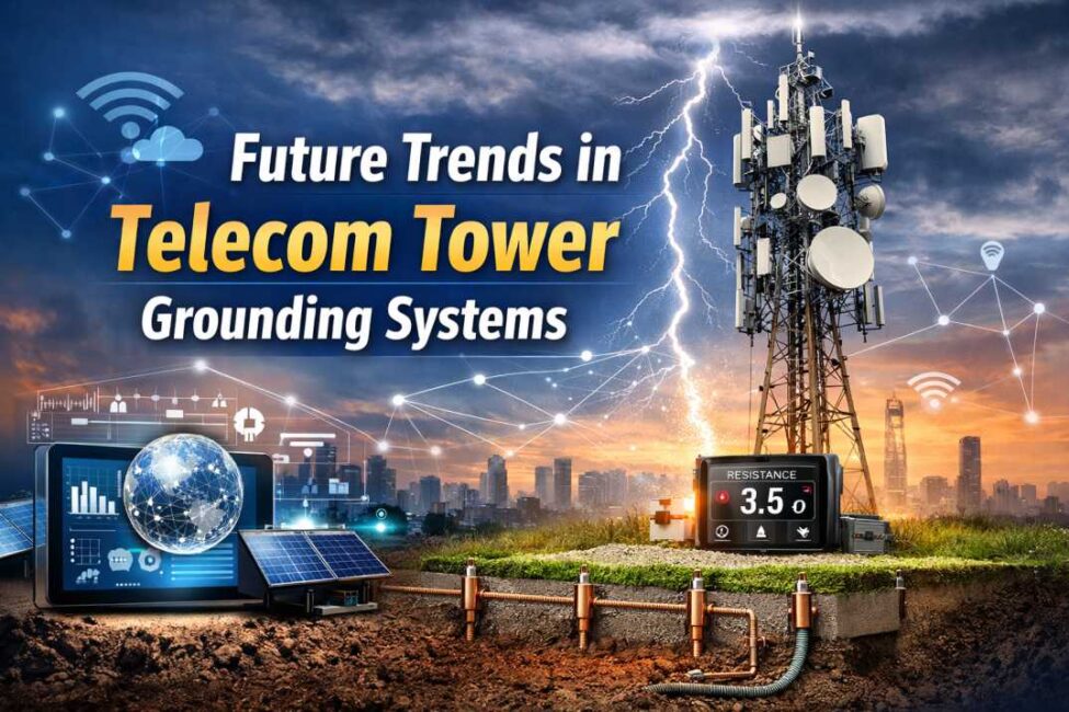 Earthing for Telecom Towers