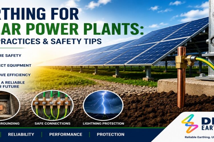 Earthing for Solar Power Plants Best Practices & Safety Tips Earthing for solar power plants